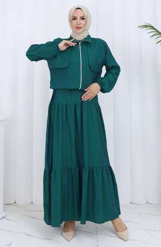 Ensemble Vert emeraude 0129-11