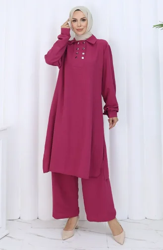 Dubbelgeknoopte Tuniekbroek Tweedelig Pak 2118-05 Cherry 2118-05