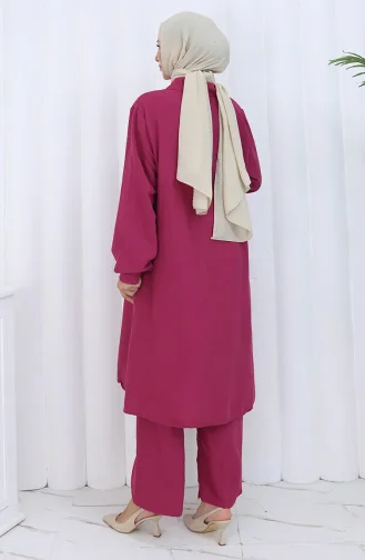 Dubbelgeknoopte Tuniekbroek Tweedelig Pak 2118-05 Cherry 2118-05