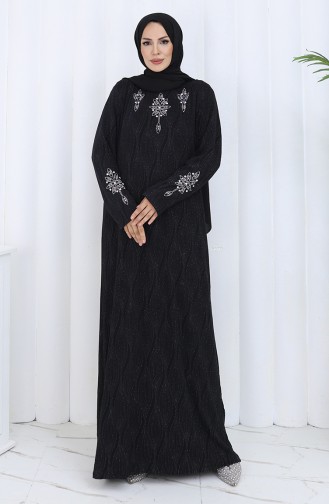 Black İslamitische Avondjurk 6280-01