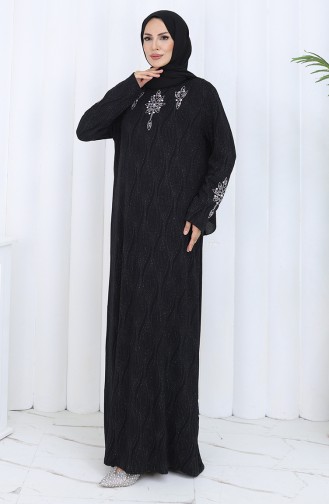 Black İslamitische Avondjurk 6280-01