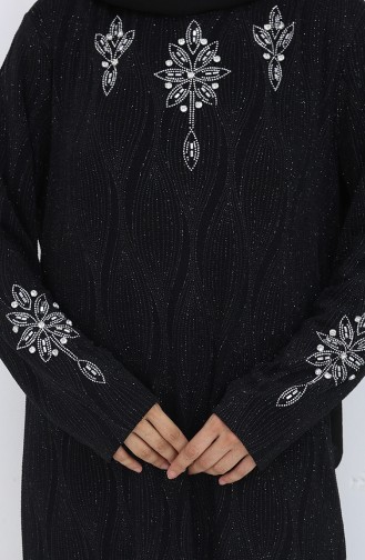Black İslamitische Avondjurk 6280-01