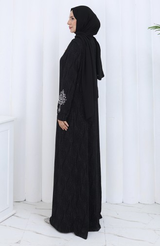 Black İslamitische Avondjurk 6280-01