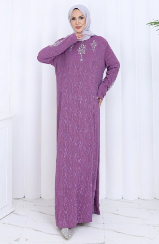 Lila Hijab-Abendkleider 6280-05