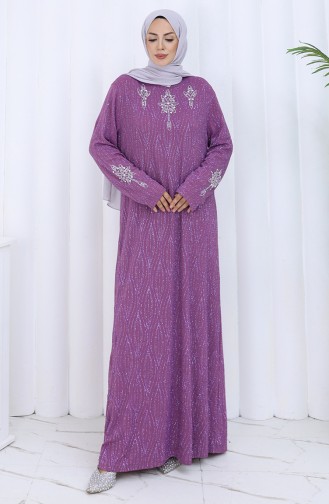 Lila Hijab-Abendkleider 6280-05