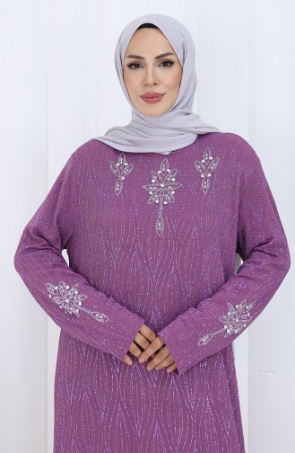 Lila Hijab-Abendkleider 6280-05