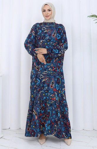 Robe Hijab Bleu Marine 2120-01