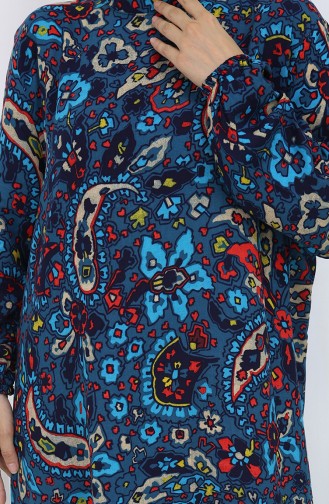 Robe Hijab Bleu Marine 2120-01