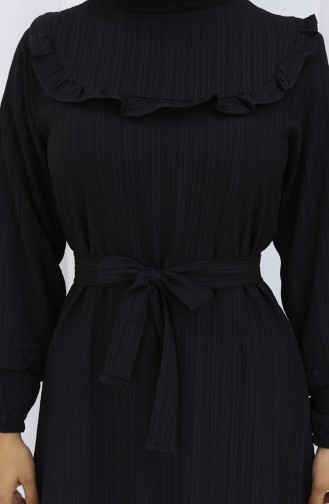 Black Hijab Dress 2123-01