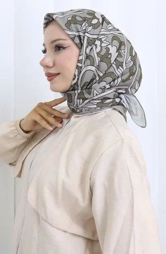 Gestreepte Zachte Sjaal 90202-04 Mink Beige 90202-04