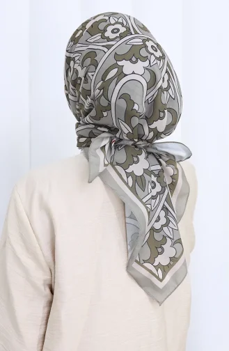 Gestreepte Zachte Sjaal 90202-04 Mink Beige 90202-04