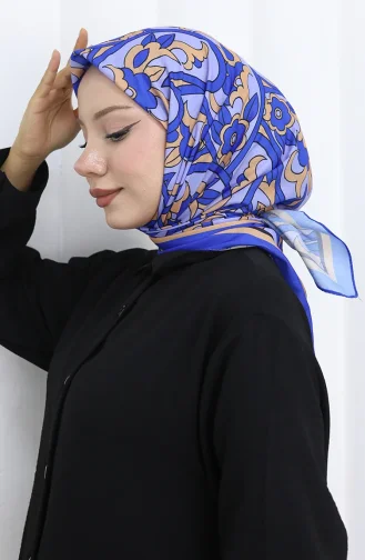 Écharpe Douce à Motifs 90202-06 Saks Beige 90202-06