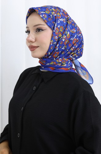 Saks-Blau Kopftuch 90203-08
