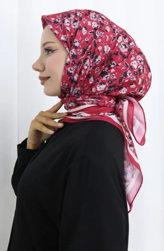 Zachte Sjaal Met Patroon 90203-11 Koraal 90203-11