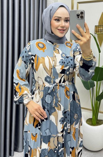 فستان فحم الإنتراسيت 7129-01