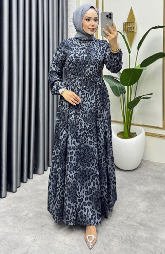 Gray İslamitische Jurk 7130-01