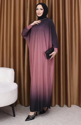 Yarasa Kol Sandy Elbise 1908-06 Somon 1908-06