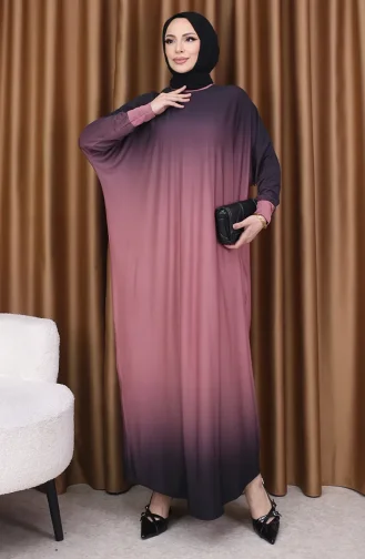 Yarasa Kol Sandy Elbise 1908-06 Somon 1908-06