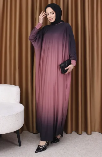 Yarasa Kol Sandy Elbise 1908-06 Somon 1908-06