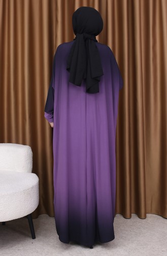 Robe Hijab Rose Pâle 1908-08