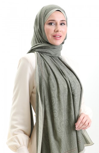 شال اخضر فاتح 82000-06