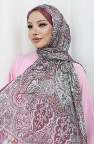 Ethnic Pattern Janjan Shawl 70304-14 Dusty Rose 70304-14