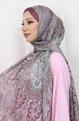 Ethnic Pattern Janjan Shawl 70304-14 Dusty Rose 70304-14