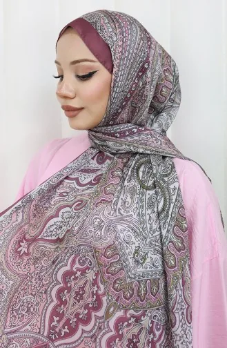 Ethnic Pattern Janjan Shawl 70304-14 Dusty Rose 70304-14