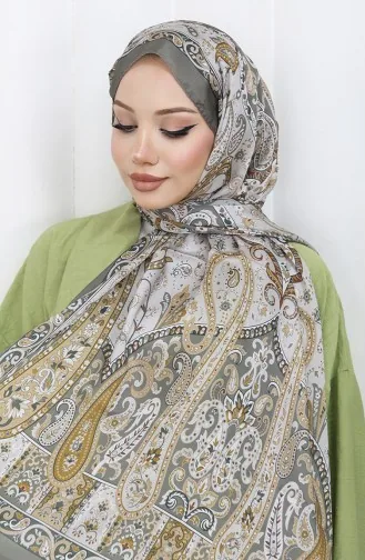 Etnik Desen Janjan Şal 70306-07 Vizon Camel 70306-07