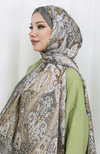 Etnik Desen Janjan Şal 70306-07 Vizon Camel 70306-07