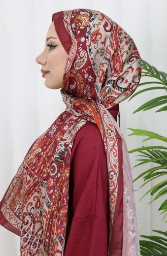 Etnik Desen soft Şal 70306-15 Bordo