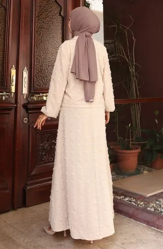 بدلة من قطعتين بأكمام مرنة وسترة 0133-02 من المنك 0133-02