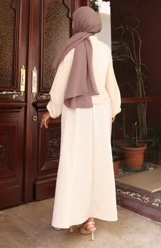 Aerobin Kumaş Fermuarlı İkili Takım 0136-03 Vizon