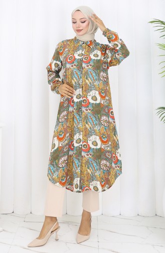 Granat-Blumen Tunikas 0134-05