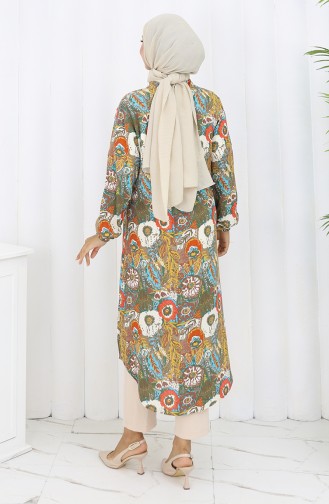 Granat-Blumen Tunikas 0134-05