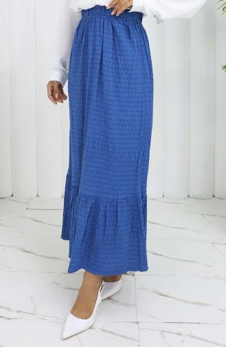 Elastic Waist Skirt 2127-05 Indigo 2127-05
