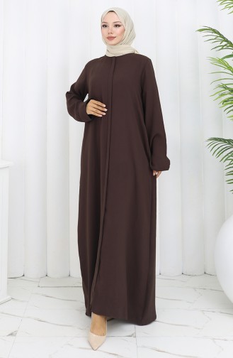 Abayas Couleur Brun 2501-01