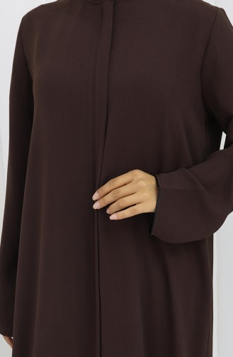 Abayas Couleur Brun 2501-01