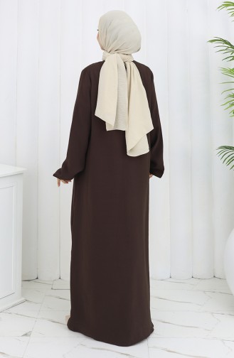 Abayas Couleur Brun 2501-01