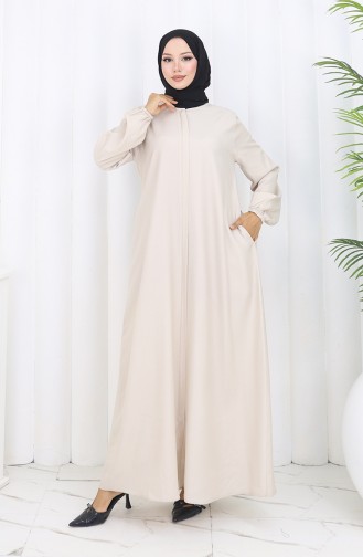 Creme Abayas 2502-06