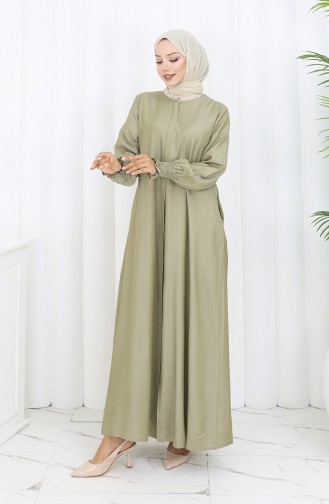 Oil Green Abaya 2503-05