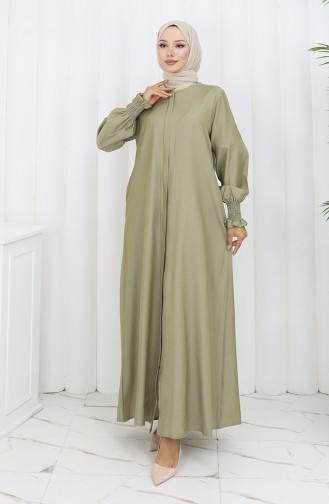 Oil Green Abaya 2503-05