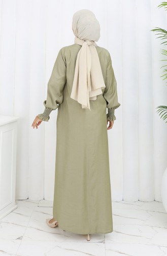 Oil Green Abaya 2503-05