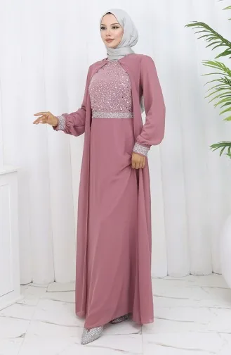 Chiffon-Abendkleid 52876-03 Dusty Rose 52876-03