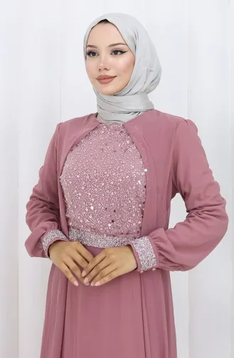 Chiffon-Abendkleid 52876-03 Dusty Rose 52876-03