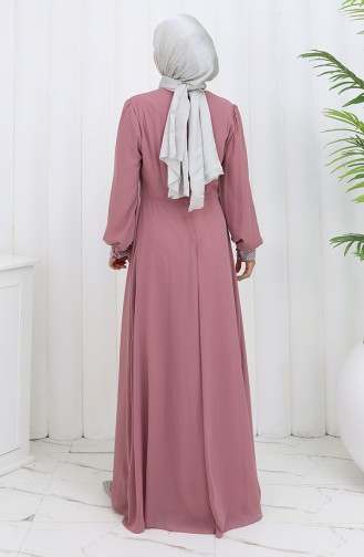 Chiffon Evening Dress 52876-03 Dried Rose 52876-03