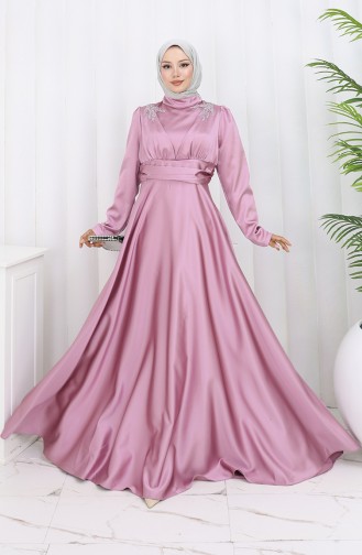 Satin-Abendkleid 52880-09 Dusty Rose 52880-09