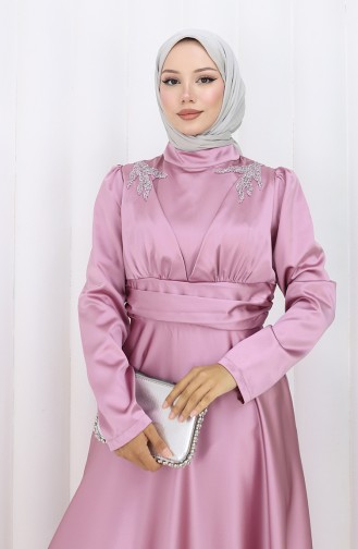 Satin-Abendkleid 52880-09 Dusty Rose 52880-09