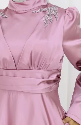 Satijnen Avondjurk 52880-09 Dusty Rose 52880-09