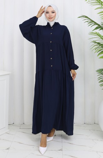 Robe Hijab Bleu Marine 2130-01